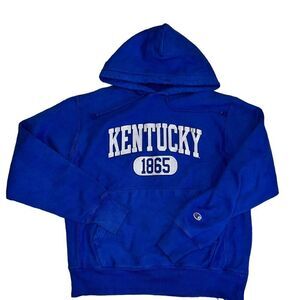 Champion University of Kentucky Reverse Weave Pullover Hoodie Blue Men's Size M